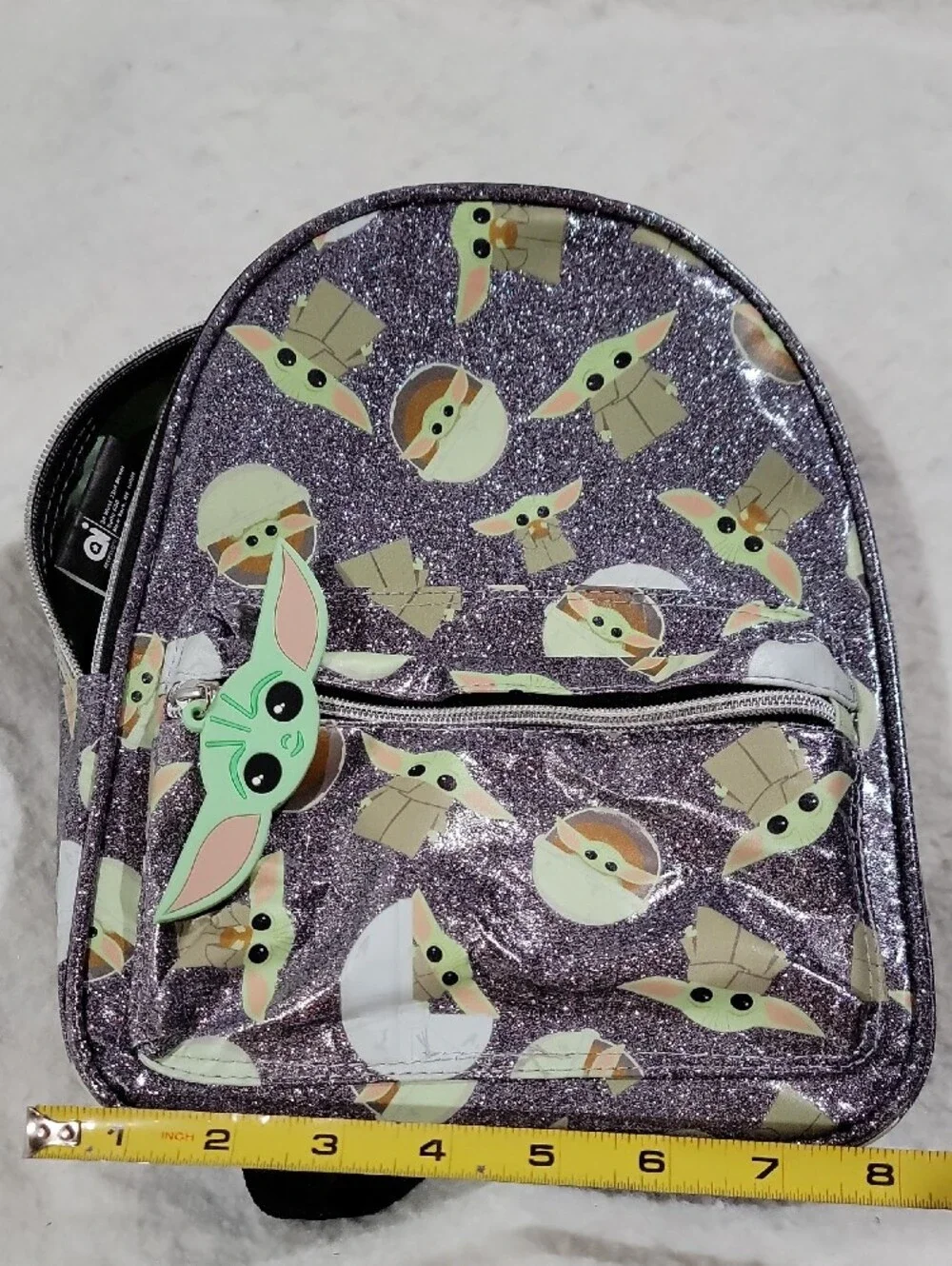 Star Wars Silver Glitter  Child Mini Backpack NWOT Cute